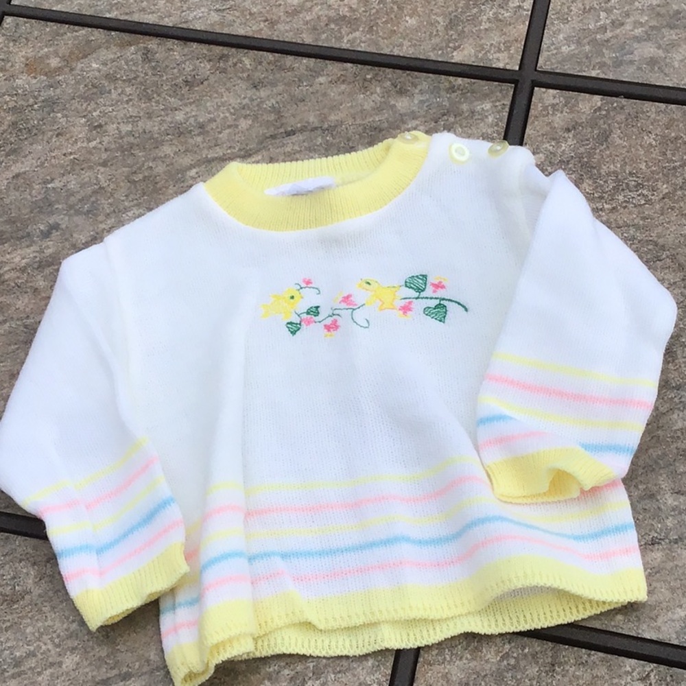 Vintage bird sweater